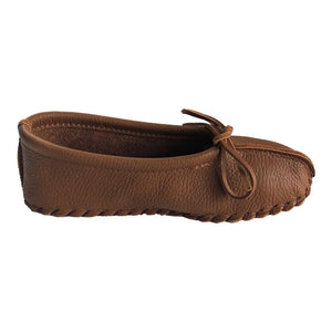 Women's Earthing Moccasins Elk Hide Ballerina