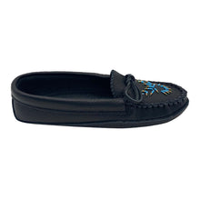 Women's Moose Hide Leather Beaded Moccasins