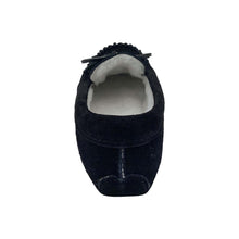 Women's Fleece Lined Beaded Suede Moccasins