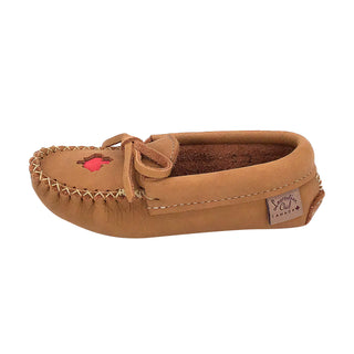 Children's Maple Leaf Moccasins (Final Clearance - Size 11-13 ONLY)