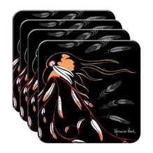 Maxine Noel Native American Art Hard Coaster