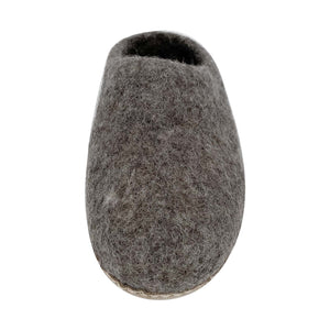 Unisex Natural Felt Slip-On Slippers