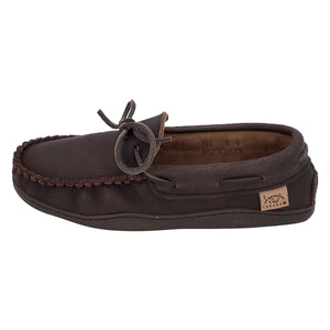 Men's Earthing Moccasin Shoes Fudge Moose Hide