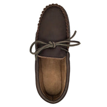 Men's Earthing Moccasin Shoes Fudge Moose Hide