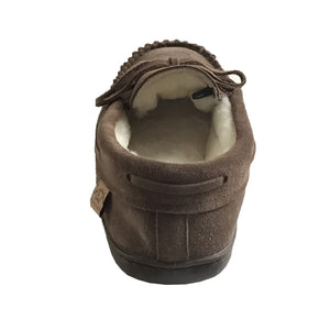 Men's Sheepskin Lined Moccasin Shoes