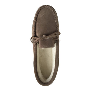 Men's Sheepskin Lined Moccasin Shoes