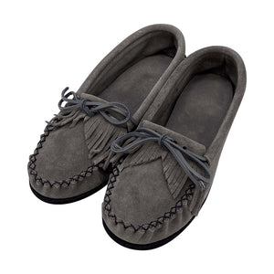 Women's Fringed Suede Moccasin Shoes