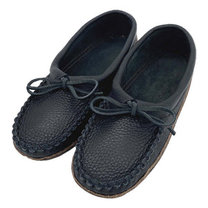 Women's Earthing Moccasins Ballet Flat with Heavy Oil Tan Soles