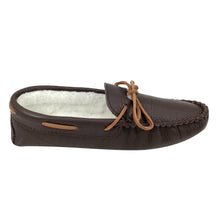 Men's Buffalo Hide Fleece Lined Moccasins