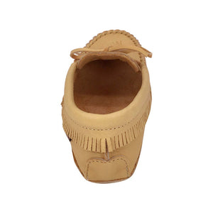 Men's Earthing Moccasins Moose Hide Fringed