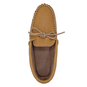 Men's Cork Moose Hide Leather Moccasin Shoes