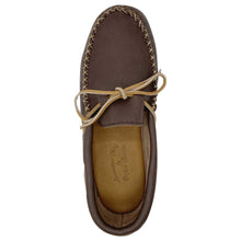 Men's Moose Hide Leather Memory Foam Moccasin Shoes