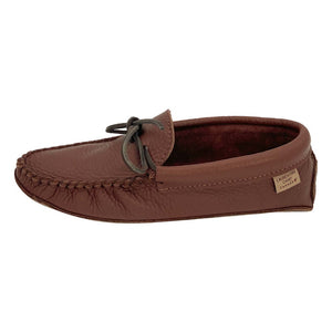 Men's Woodstain Leather Moccasins