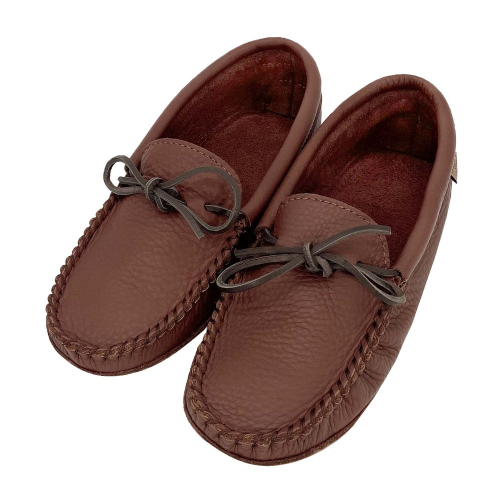 Men's Woodstain Leather Moccasins