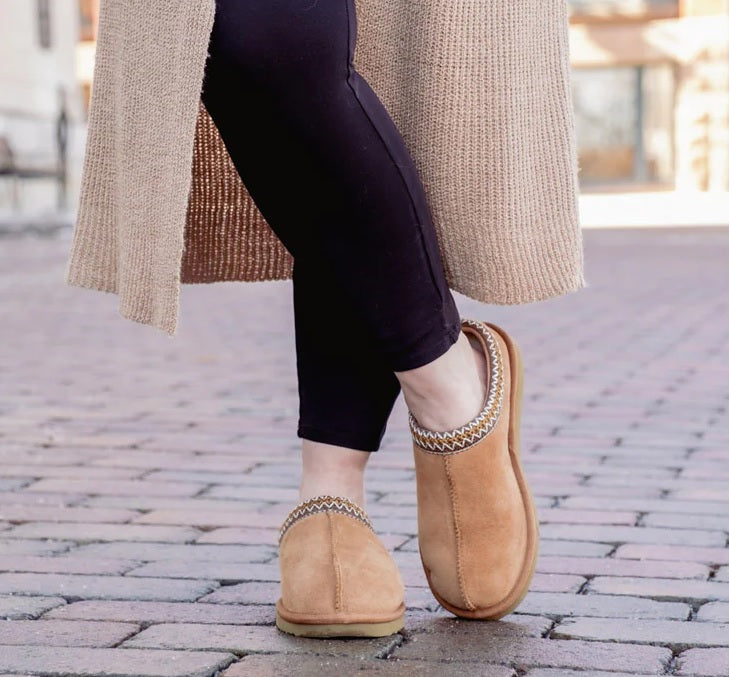Women's UGG Style Genuine Sheepskin Mule Slip-On Slippers – Moccasins Canada