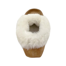 Women's Sheepskin Trim Beaded Moccasins