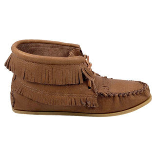Women's Apache Leather Moccasin Boots