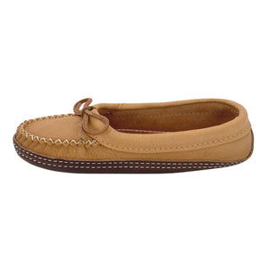 Women's Ballet Flat Earthing Moccasin Shoes with Heavy Oil Tan Soles ...