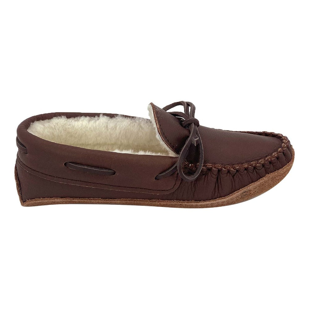Women's Warm & Comfortable Genuine Leather Sheepskin Moccasin Slippers â Moccasins Canada