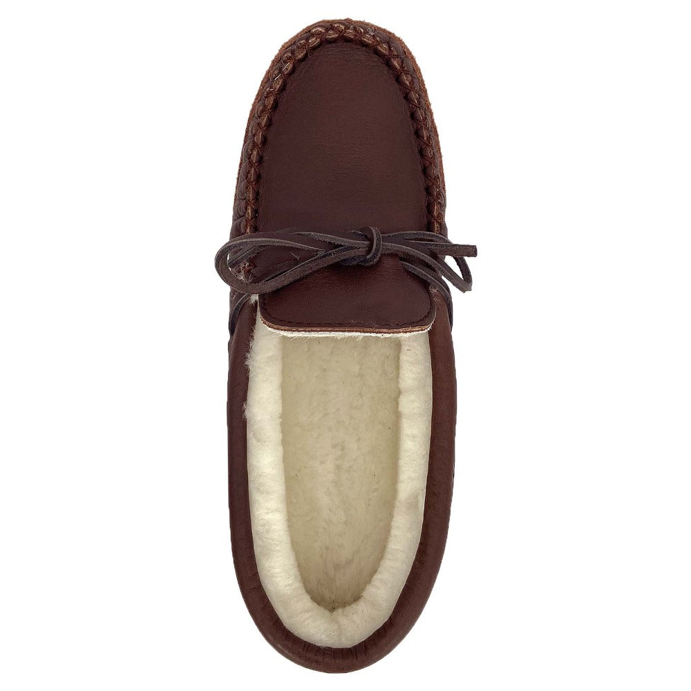 Women's Warm & Comfortable Genuine Leather Sheepskin Moccasin Slippers â Moccasins Canada