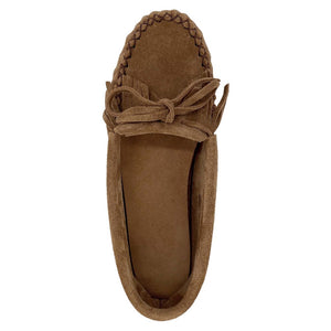 Women's Fringed Suede Moccasin Shoes
