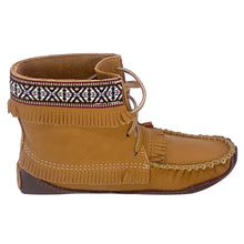 Women's Earthing Moccasin Boots Moose Hide Leather