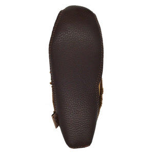 Women's Earthing Moccasin Boots Moose Hide Leather