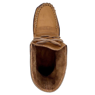 Women's Earthing Moccasin Boots Moose Hide Leather