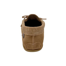Women's Floral Embossed Suede Moccasin Shoes