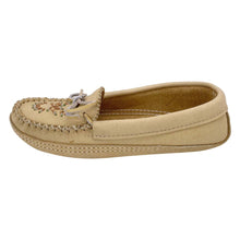 Women's Moose Hide Leather Beaded Moccasins