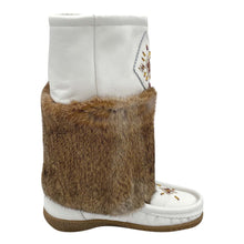 Women's 13" Leather Mukluks Old Brown