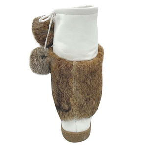 Women's 13" Leather Mukluks Old Brown
