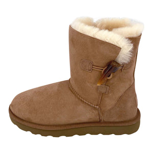 Women's Sheepskin Toggle Winter Boots
