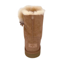 Women's Sheepskin Toggle Winter Boots